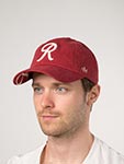 Бейсболка AMERICAN NEEDLE арт. SMU695A-SER Seattle Rainiers Raglan MILB (темно-красный)